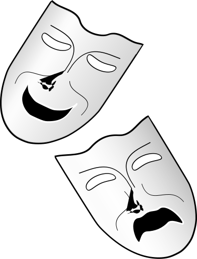 Comedy and Tragedy clipart