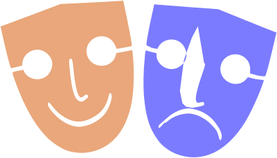 Comedy Tragedy Masks clipart