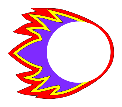 Comet clipart