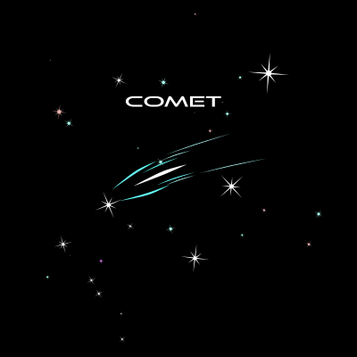 Comet clipart