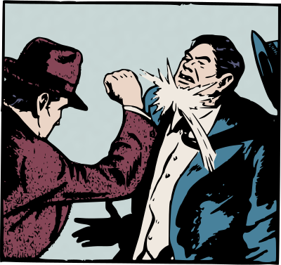 Comic Book Punch clipart