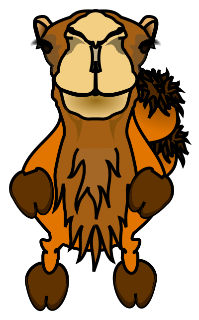 Comic Camel clipart