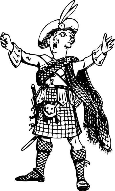 Comic character 312 clipart