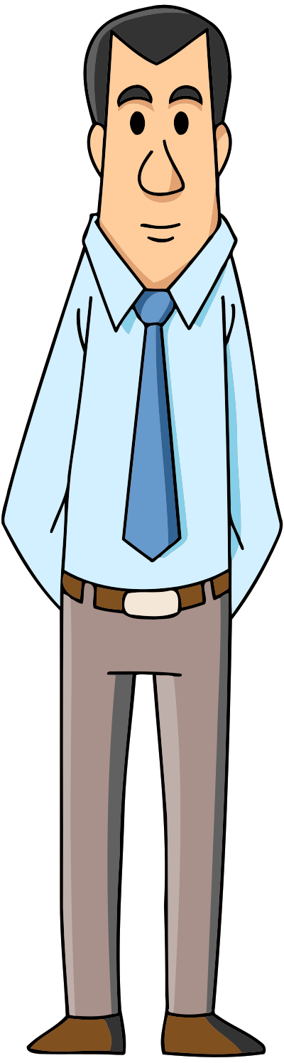 Comic character 426 clipart