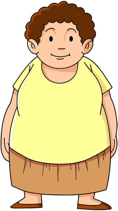Comic character 427 clipart