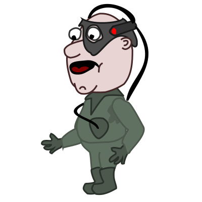 Comic characters: Borg clipart