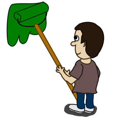 Comic characters: House Painter clipart