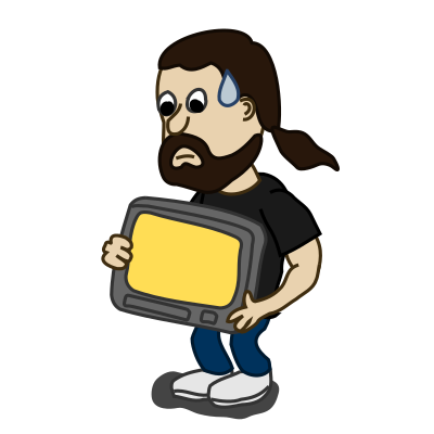 Comic characters: Lifting clipart