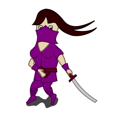 Comic characters: Ninja clipart