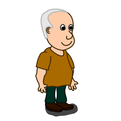 Comic characters: Older clipart