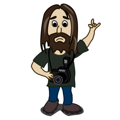 Comic characters: Photographer clipart