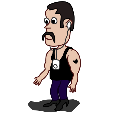 Comic characters: Trendy clipart