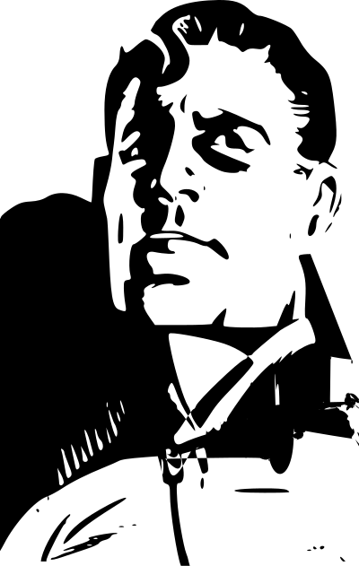 Comic hero clipart
