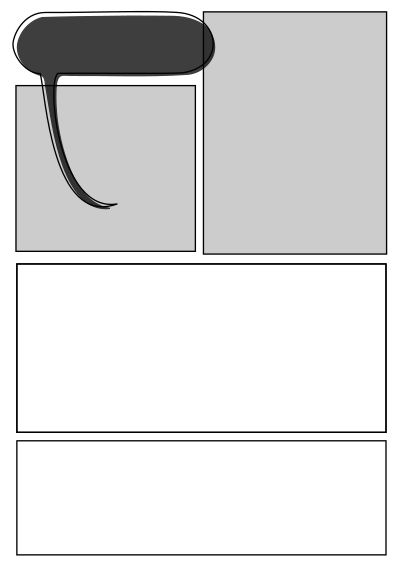 Comic strip without words clipart