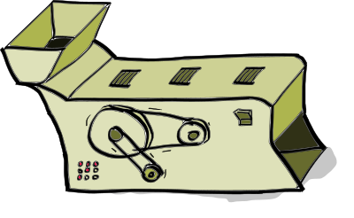 Comic-style machine #1 clipart