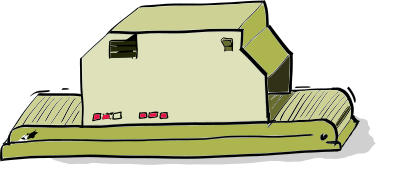 Comic-style machine #2 clipart