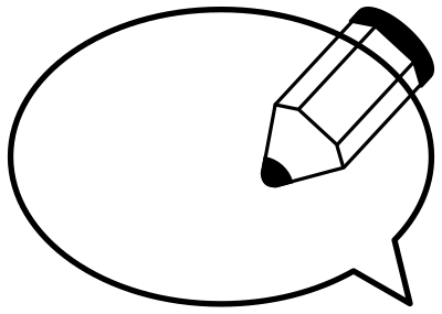 Comments icon for web clipart