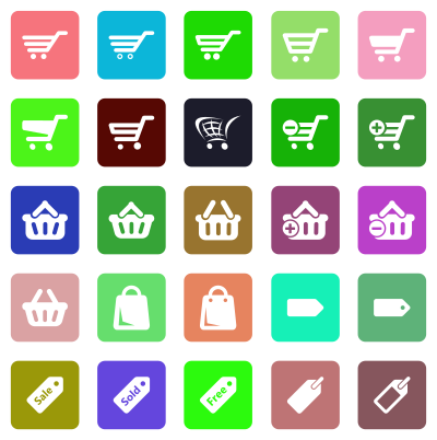 Commerce Icons Set clipart