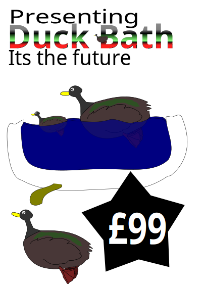 Commercial Duck clipart