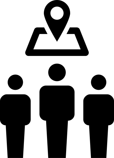 Community mapping icon clipart