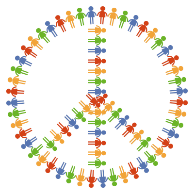 Community Peace Sign clipart