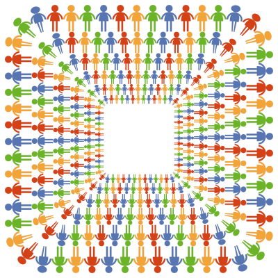 Community Squares clipart