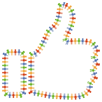 Community Thumbs Up clipart