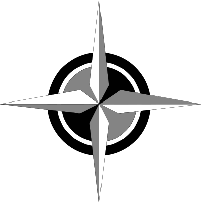 Compass rose 1 clipart