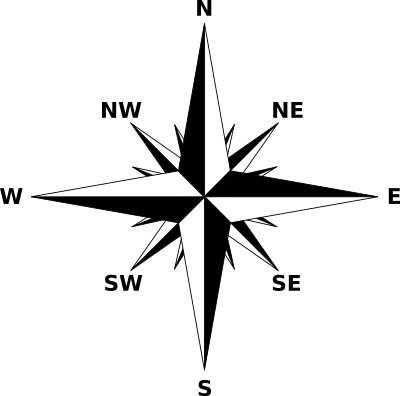 Compass rose 2 clipart