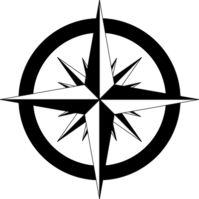 Compass rose clipart
