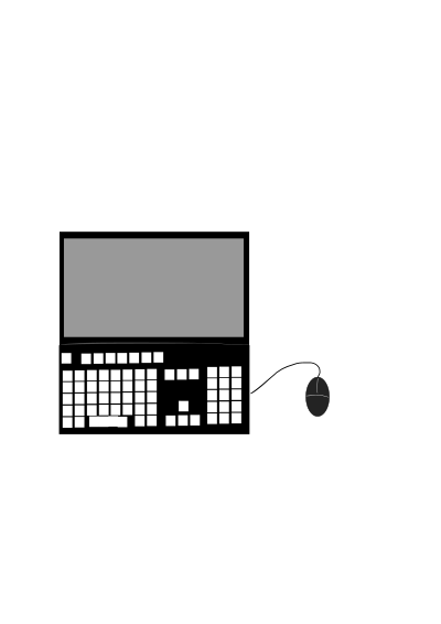 COMPUTADOR PORTATIL clipart