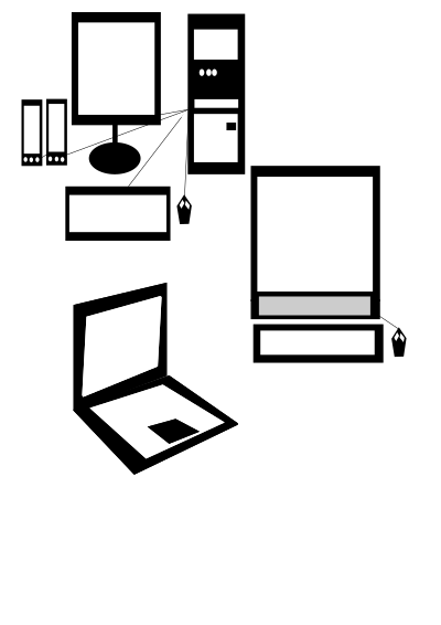 Computadores clipart