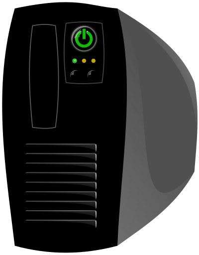 Computer, Fat, Bulged clipart