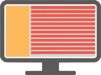 Computer Monitor (better) clipart