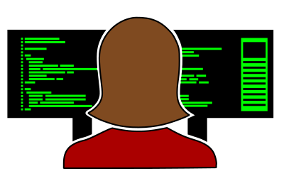 Computer Programmer - Colour clipart