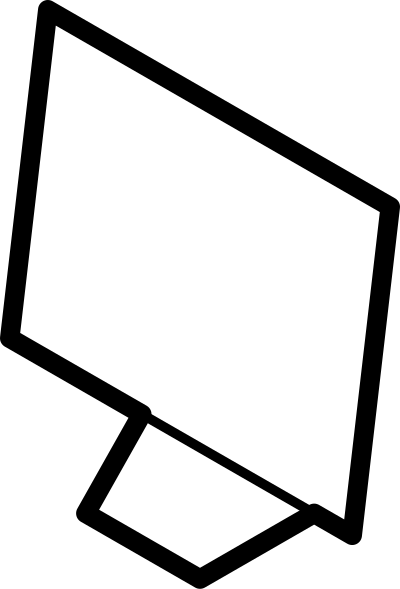 Computer screen 1 clipart