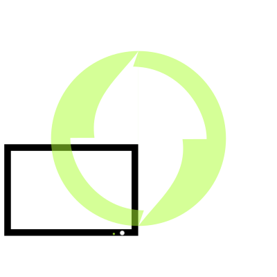 Computer screens toggle clipart