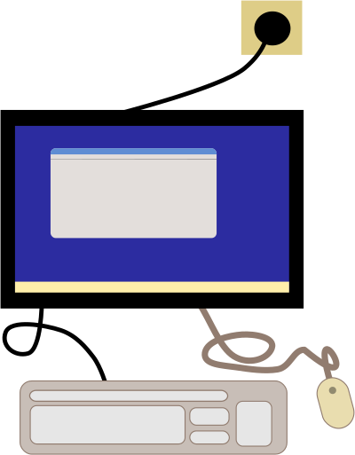 Computer Terminal clipart