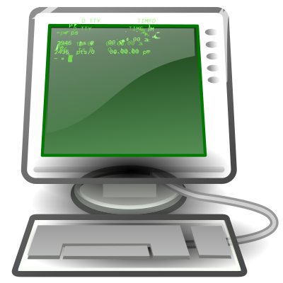 Computer Turned On clipart