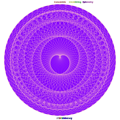 Concentric Circle Symmetry 4 clipart