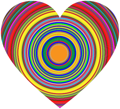 Concentric Heart clipart