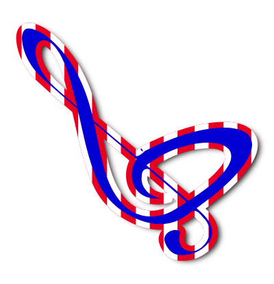 Concert Logo - USA Patriotic clipart