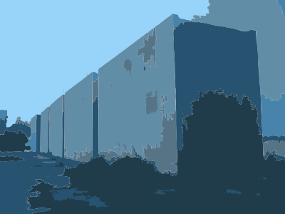 Concrete Scary Structure clipart