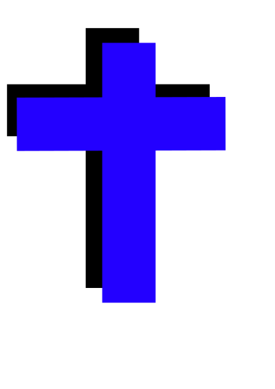 Cruz catolica clipart