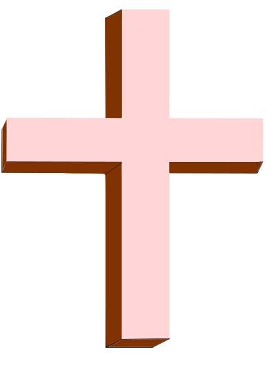 Cruz cristiana. clipart