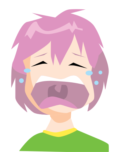 Crying Boy 2 clipart