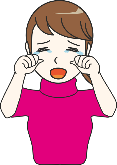 Crying Female (#1) clipart