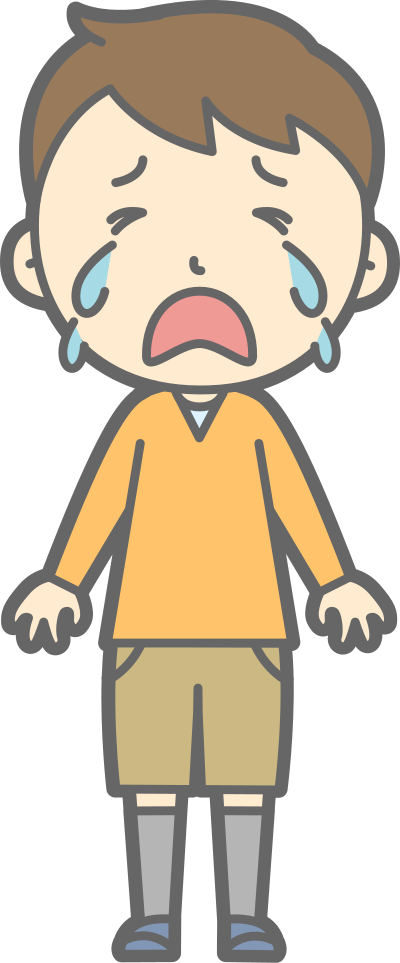 Crying Male (#1b) clipart