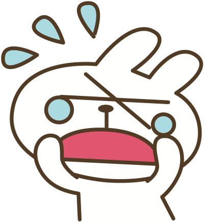Crying Rabbit (#1) clipart
