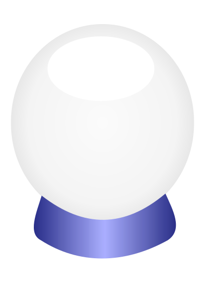 Crystal ball clipart